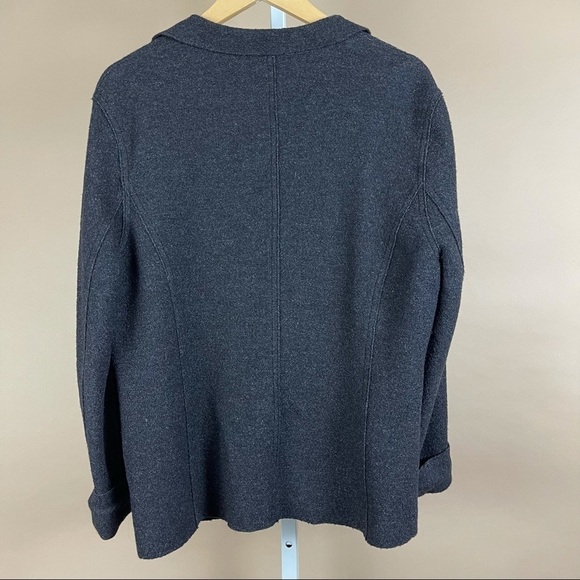 Vintage Valerie Steven’s Woolrich Size 10 Wool Blend Sweater Jacket Blazer - Picture 2 of 6